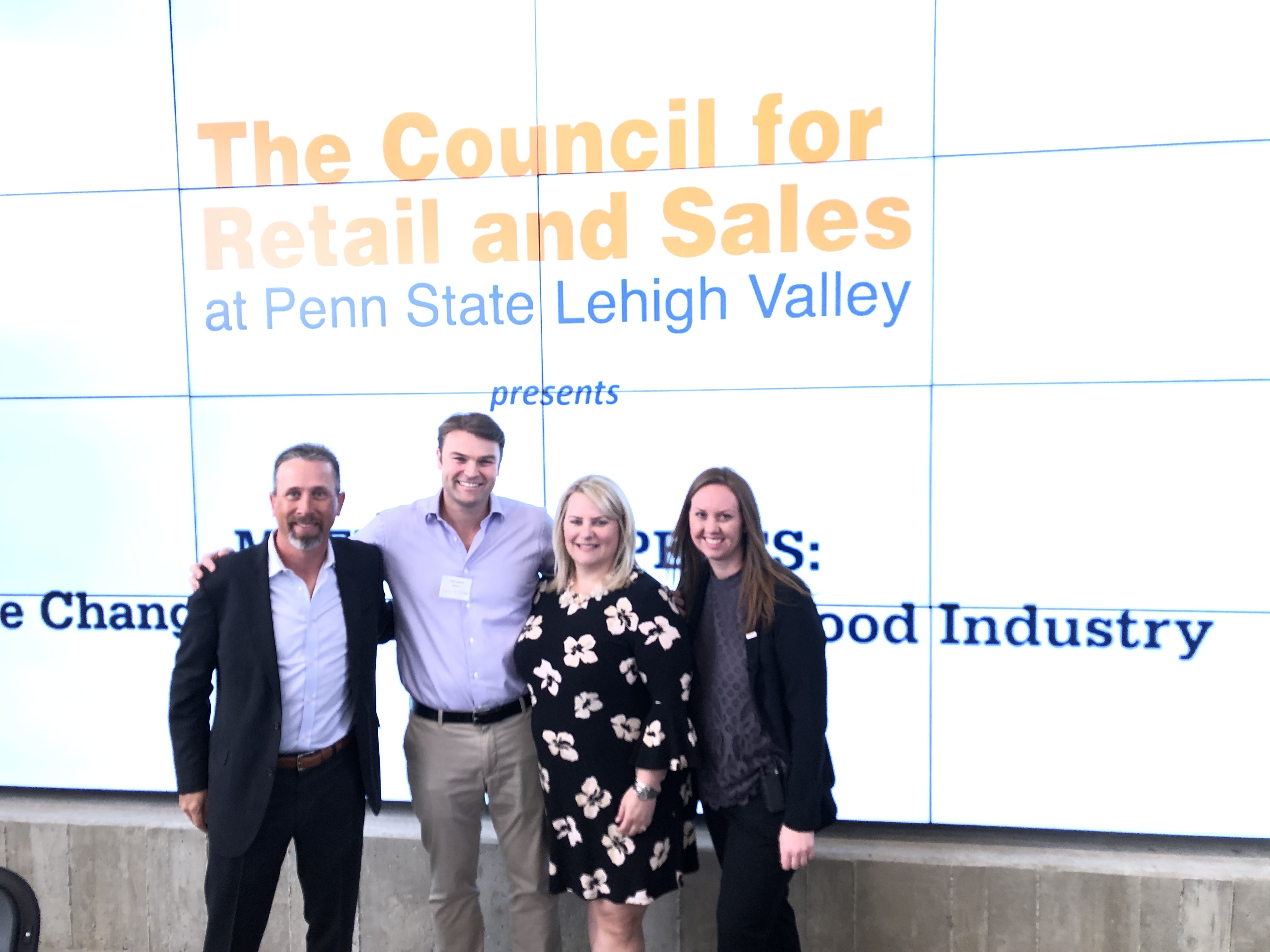 Picture: 1:  Panel of experts (from left to right): Larry Davis, Keith Caldwell, Kiersten Hafer, Shea Worman. Photo credit: Elaine Thode